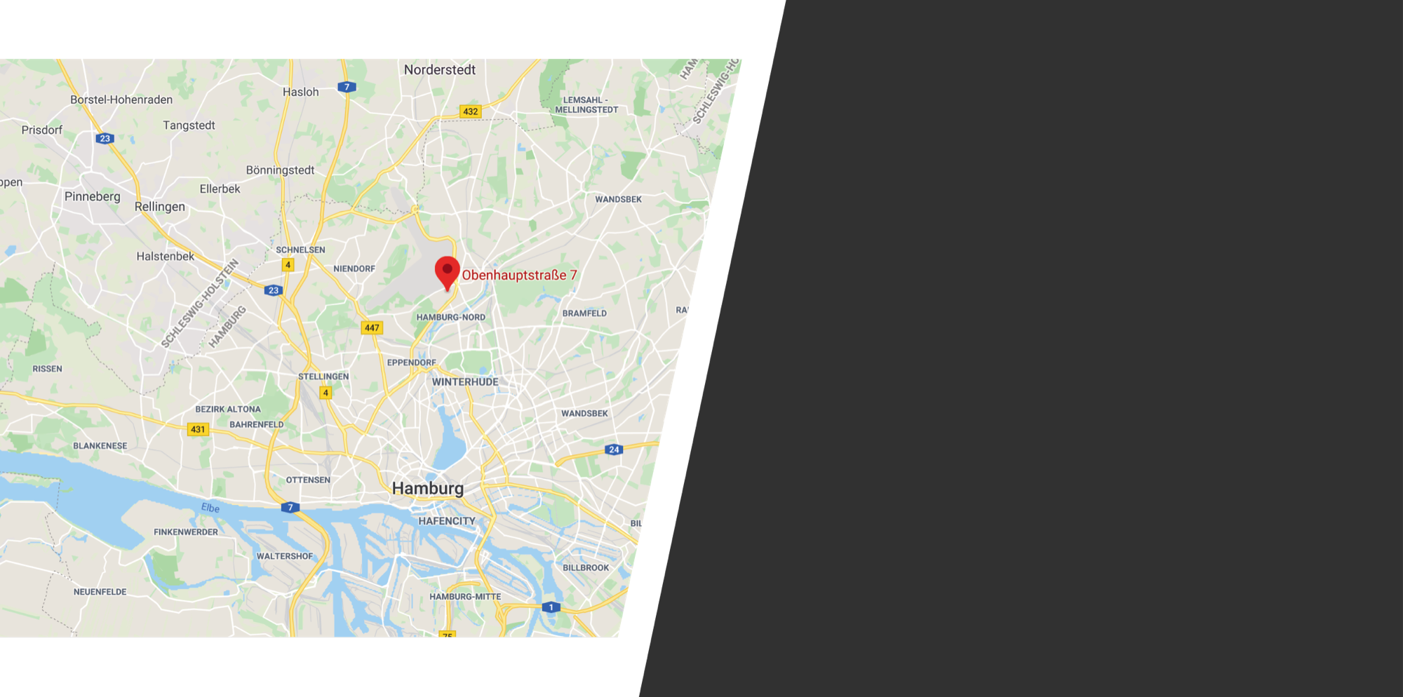 Die Dachreiniger: Standort Hamburg Karte