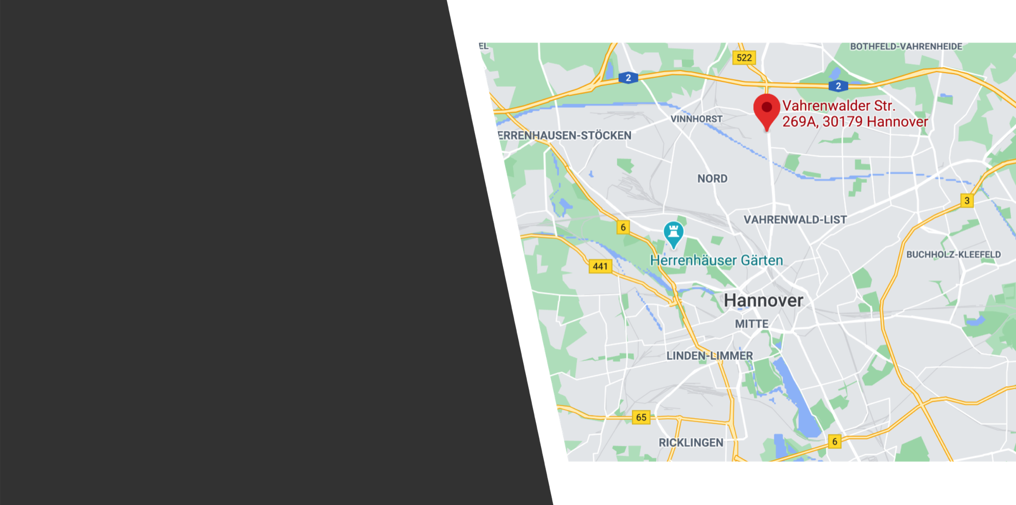 Die Dachreiniger: Standort Hannover Kontakt Karte